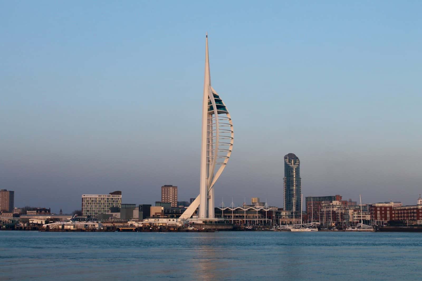 The Spinnaker Tower over Portsmouth Harbour